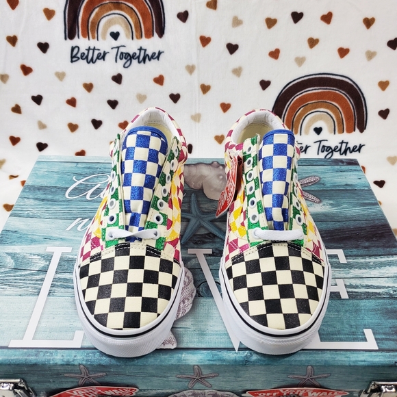 Vans Glitter Check Old Skool - Picture 12 of 13